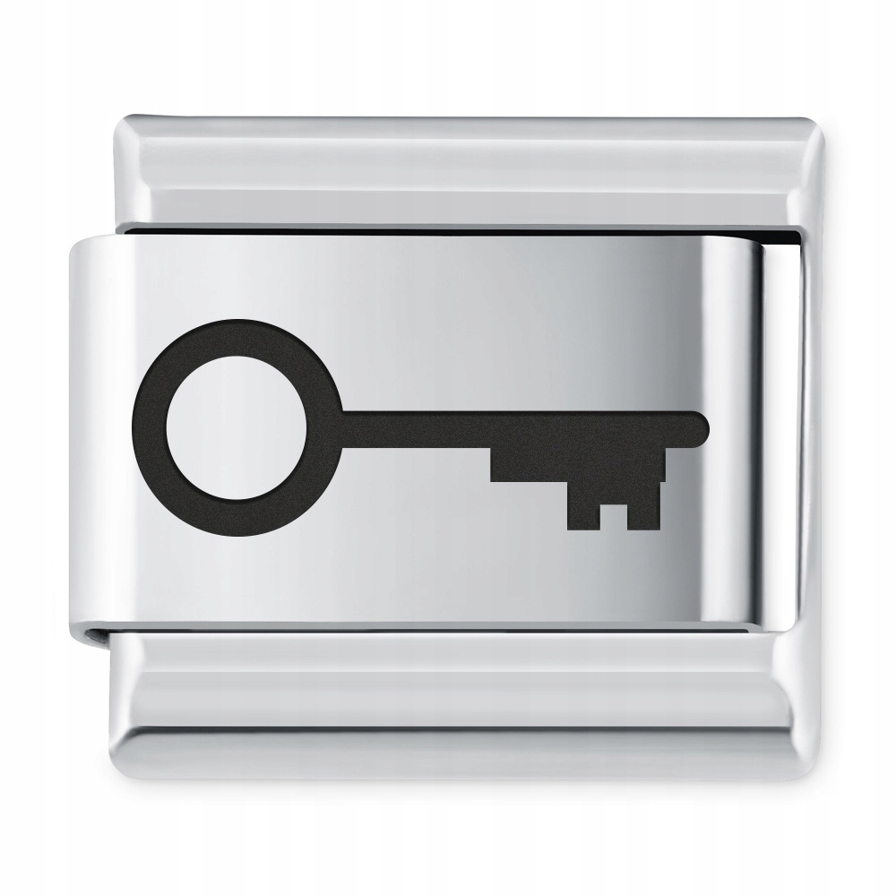 

Italian Charms Symbole Miłosne Klucz Grawer