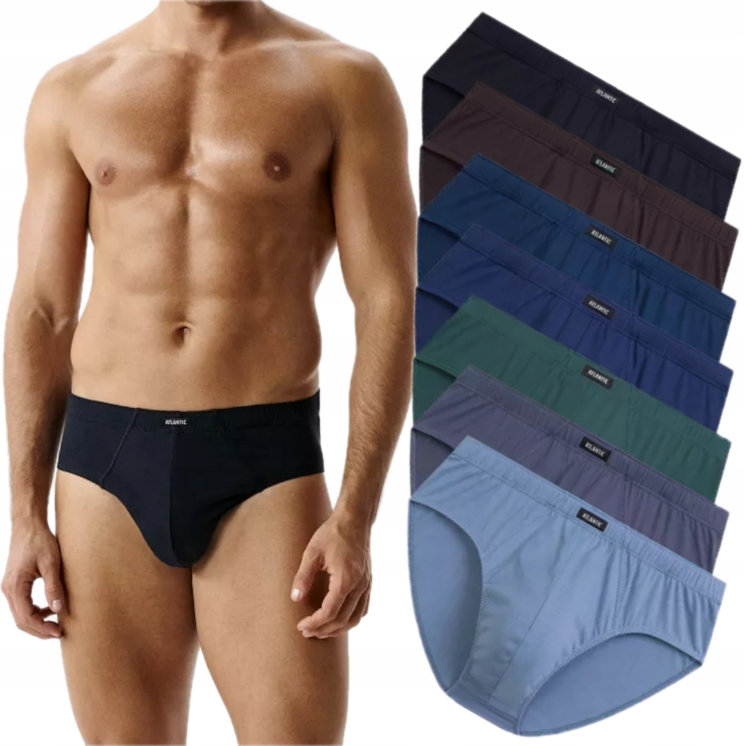 Slipy męskie Atlantic majtki 7-SZTUK 7MP-001 r. XXL
