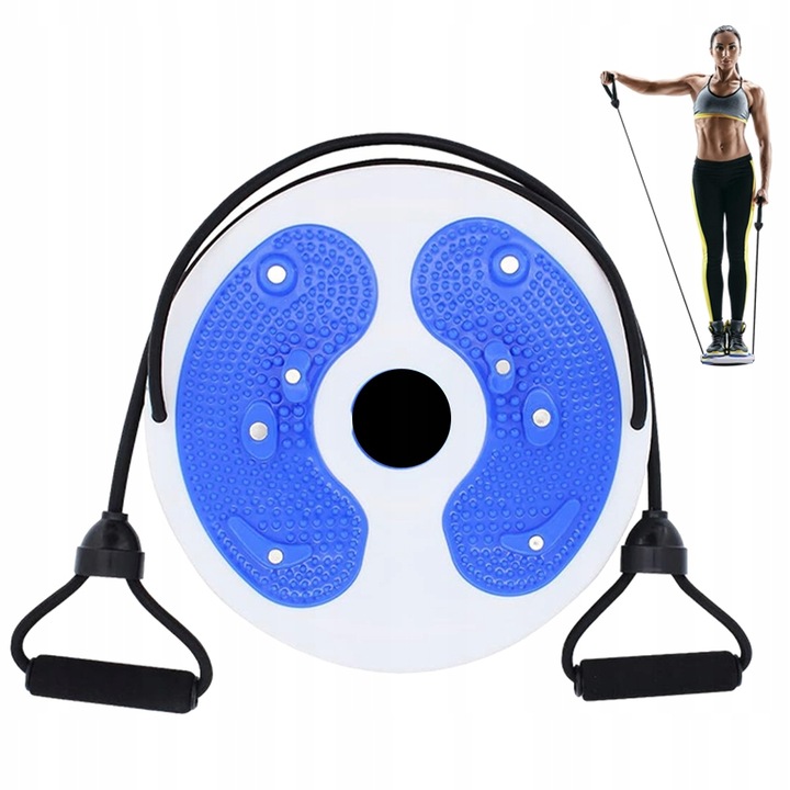 TWISTER OBROTOWY Z LINKAMI MASAŻER STÓP 28cm BLUE Model Sport Fitness