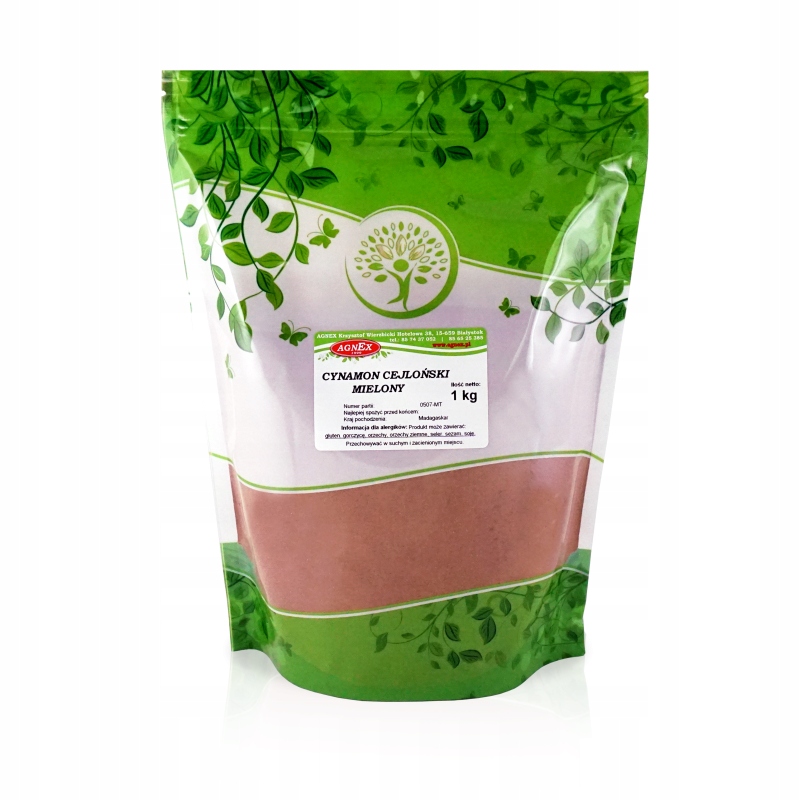CYNAMON CEJLOŃSKI MIELONY 1 kg AGNEX