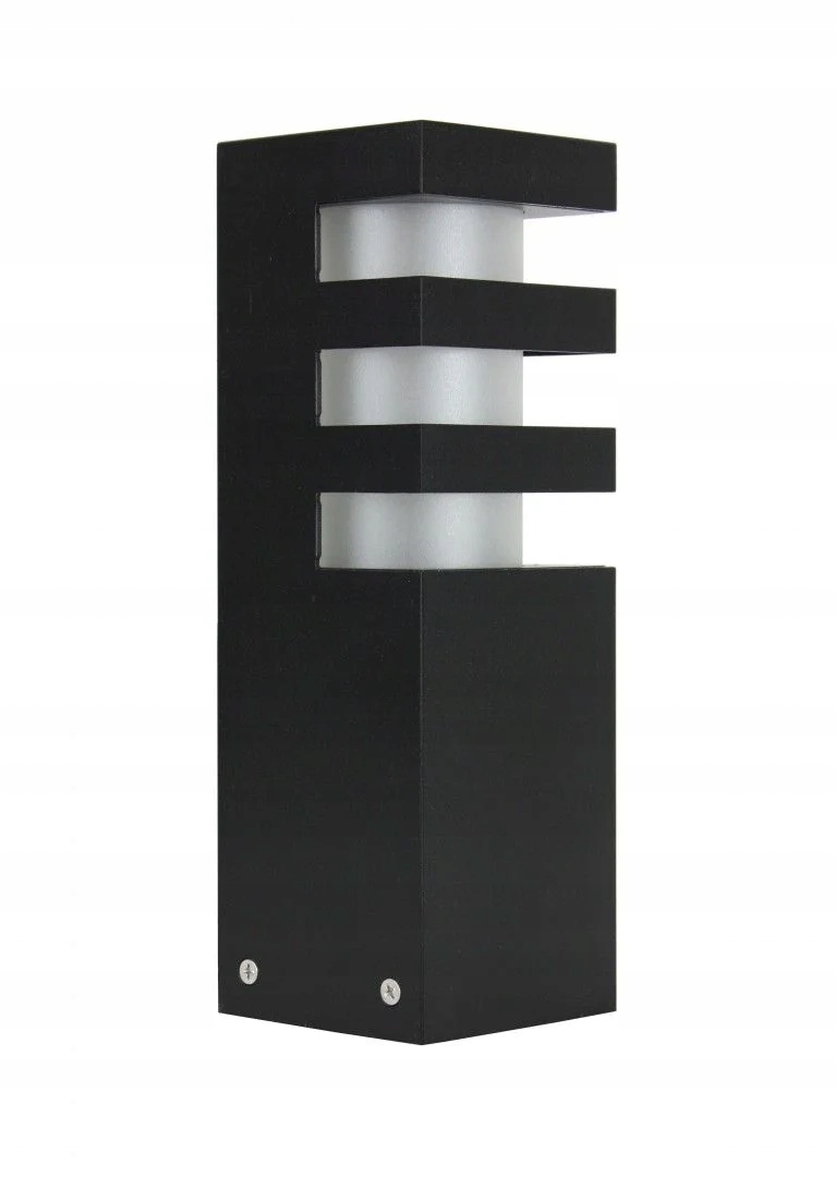 Lampa vonkajší záhradný stĺpik minimalistický čierny 25 cm IP54 Su-ma