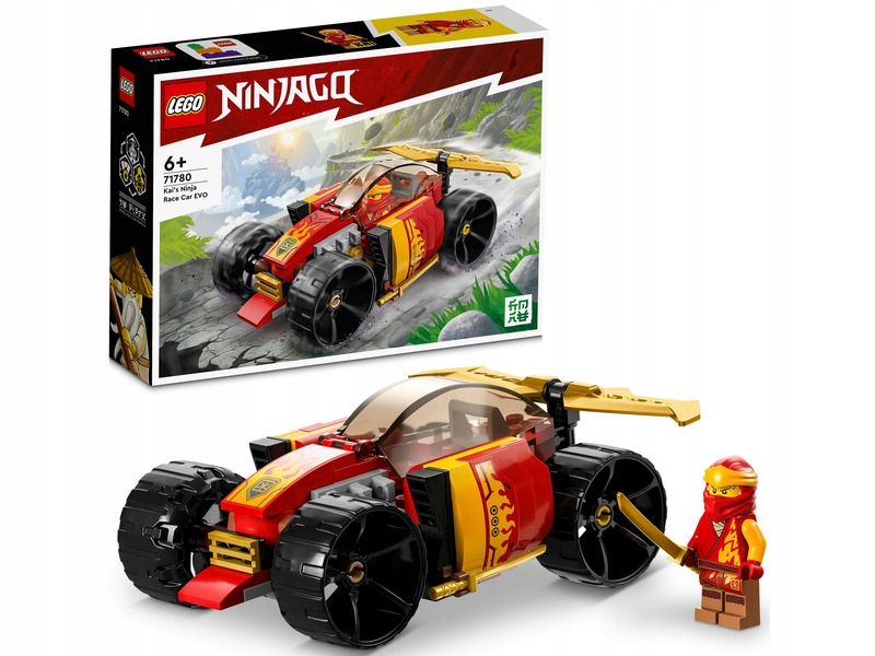 

Lego Ninjago Samochód wyścigowy ninja Kaia 71780
