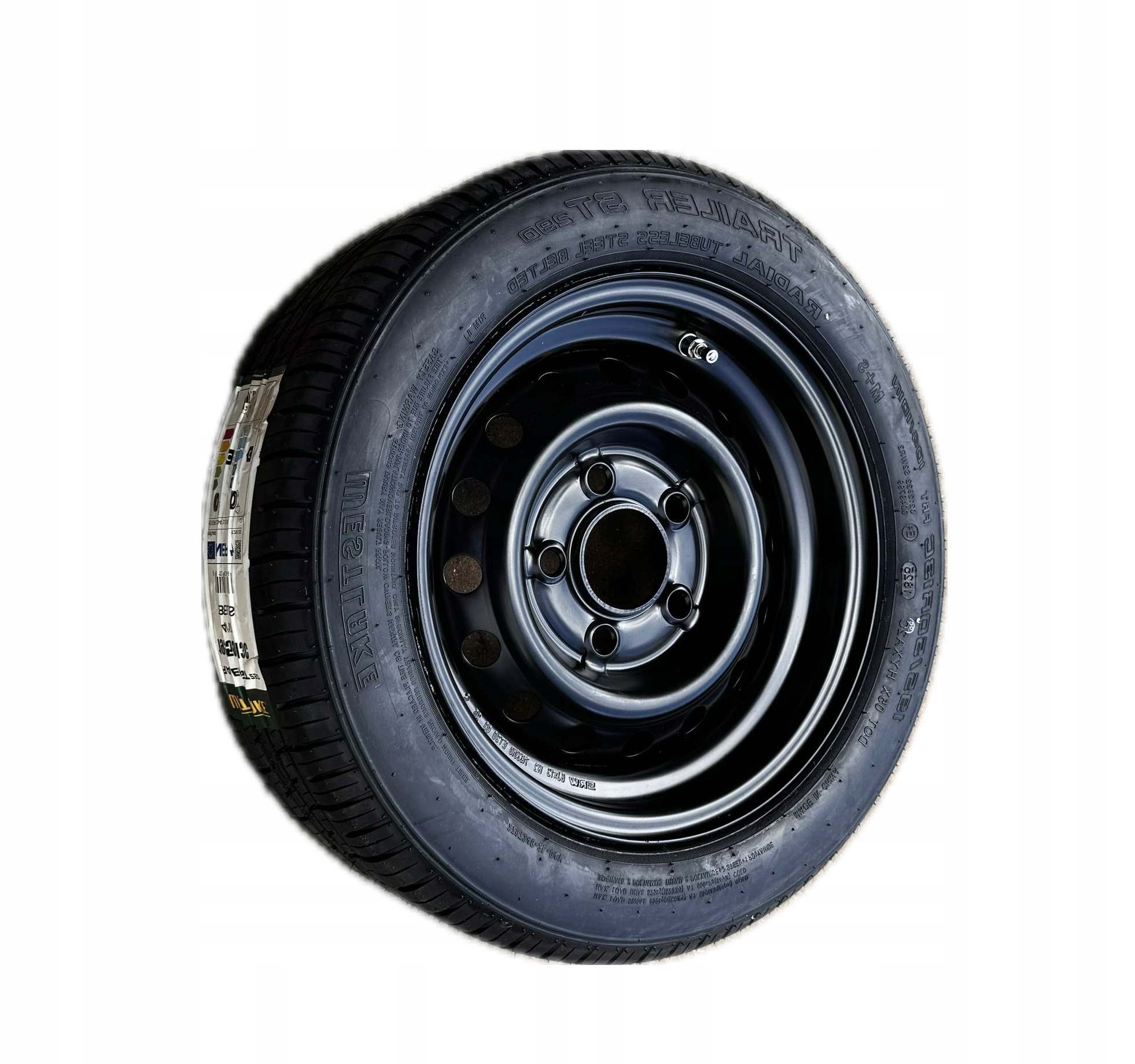 Kolo přívěsu Westlake 195/50R13C 104/101N Srw 6J ET30 Černý ráfek M+s