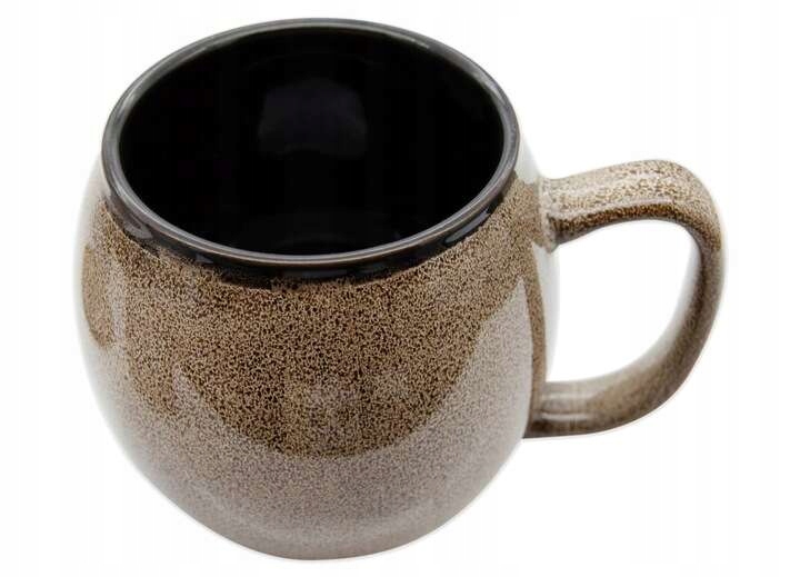 Ceramiczny kubek z zaparaczem, Brązowy - 420ML Kod producenta A355