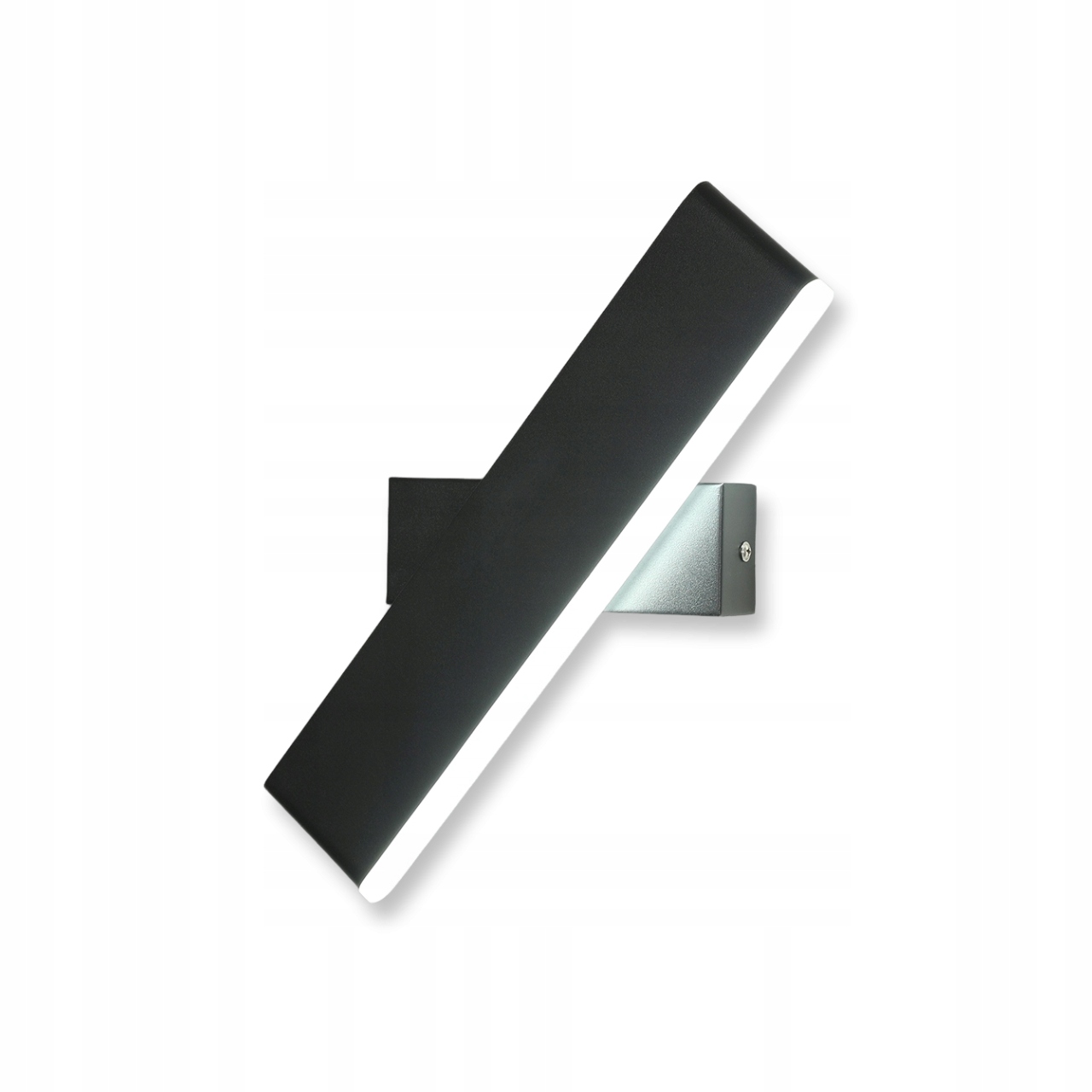 Lampa Ścienna Led Kinkiet Czarny Obrotowy Nowoczesny Do Salonu 6500K 9W