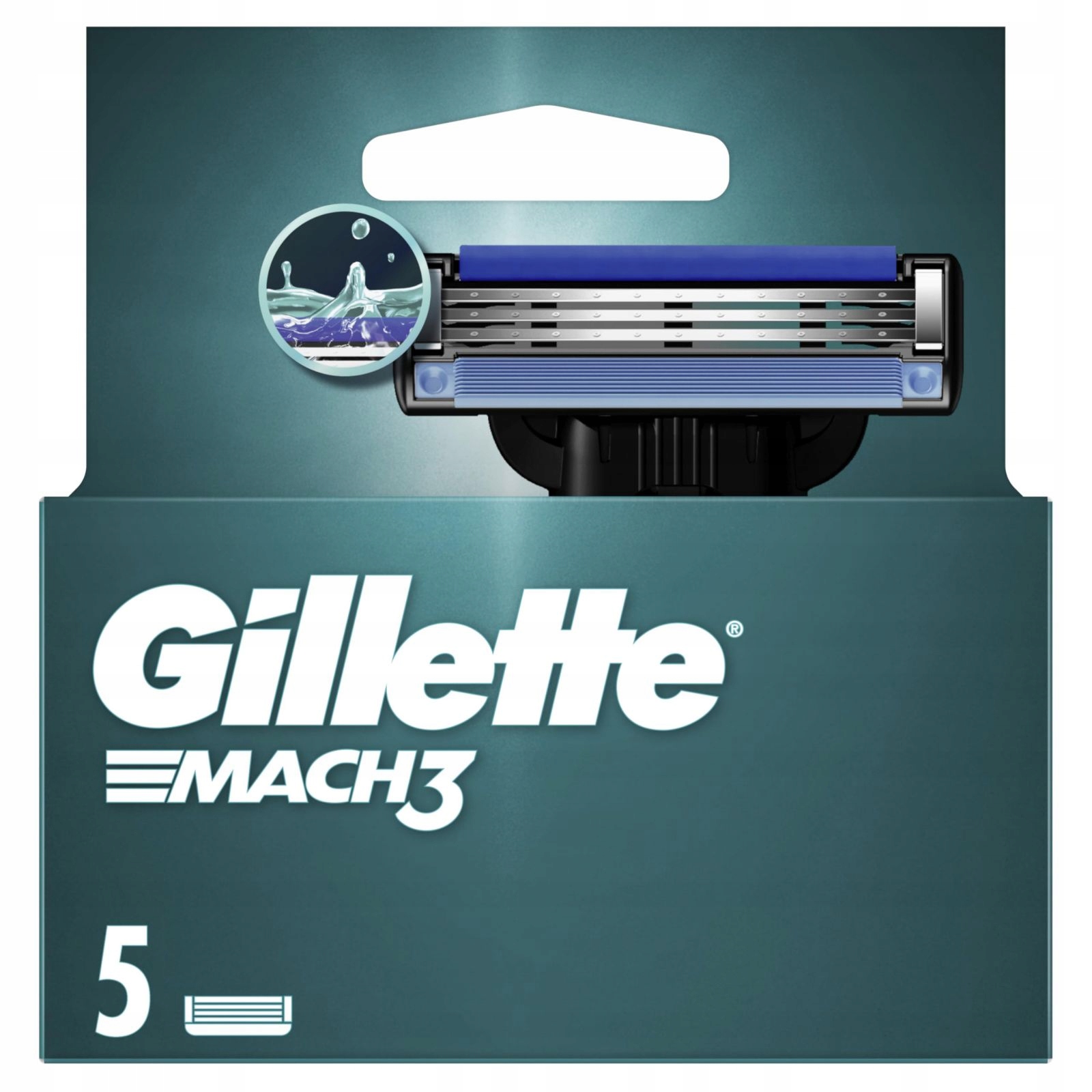 Gillette Náhradní Hlavy Gillette MACH3 Balení: 5 Ks