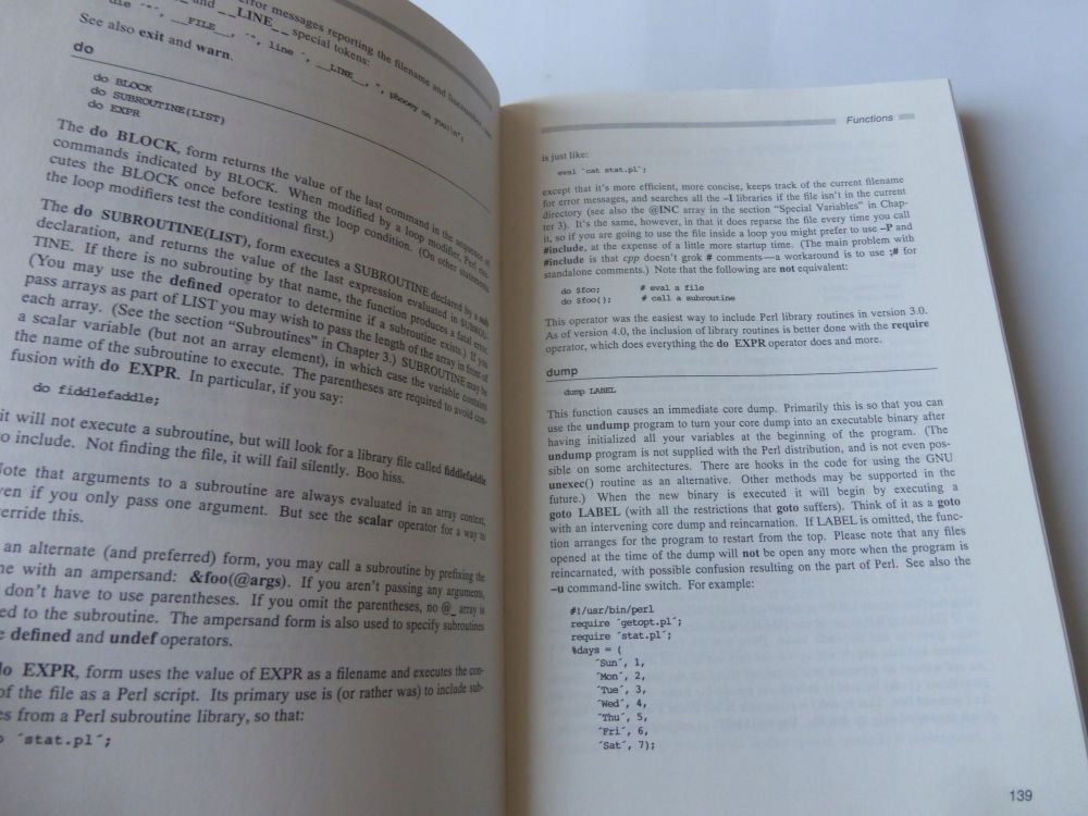 PROGRAMMING PERL WALL SCHWARTZ UNIX PROGRAMMING Gatunek Matematyka, statystyka