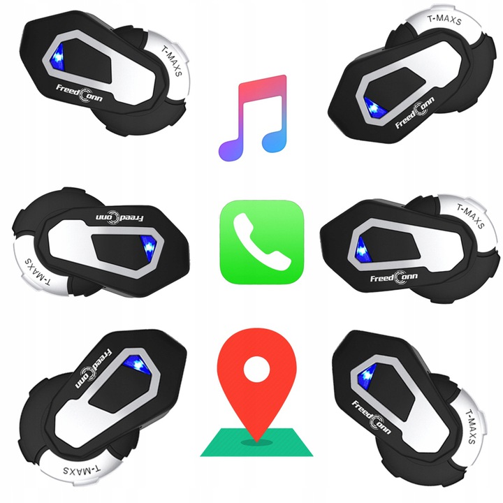 INTERKOM 6 OSOB BLUETOOTH FREEDCONN T MAX S V3 PRO Pairing Limit with 6 intercoms