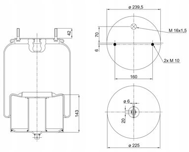 MIECH PRZÓD VOLVO FH FM KOMPLETNY Producent części Inny