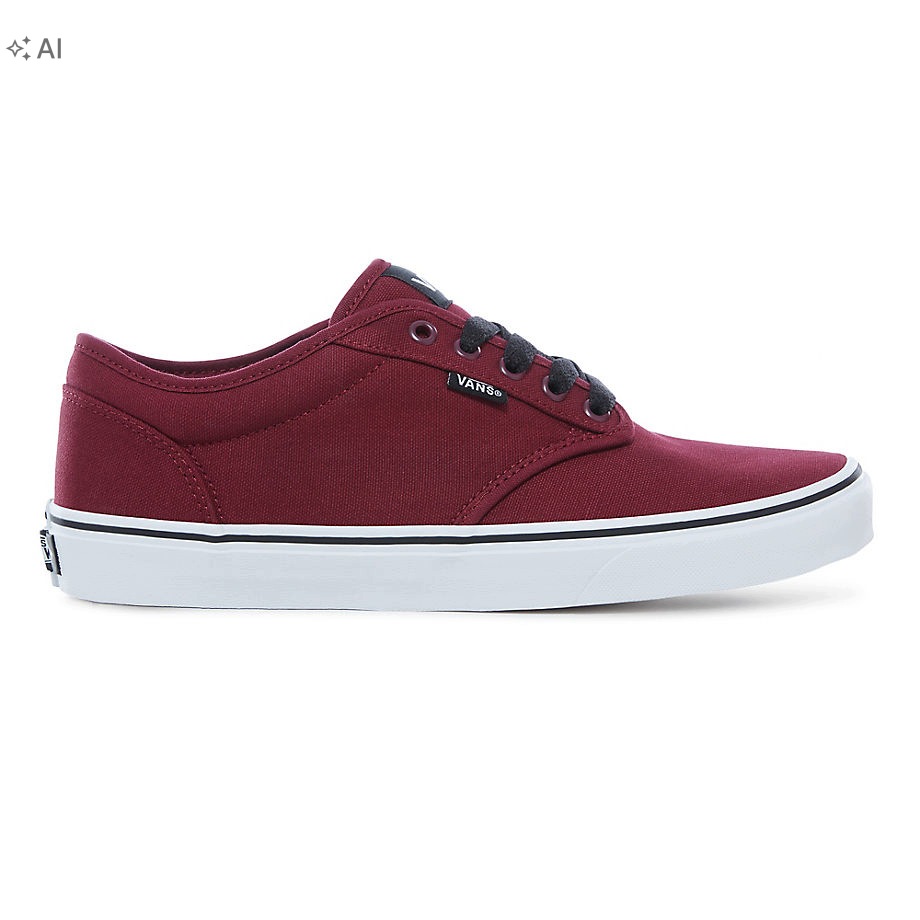 Vans Atwood Pánské Vínové Tenisky S Logem A Zavazováním 39 6OA