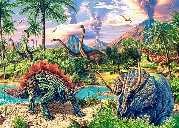 

Puzzle Zwierzęta Dinozaury 6+ 120 El. Castor