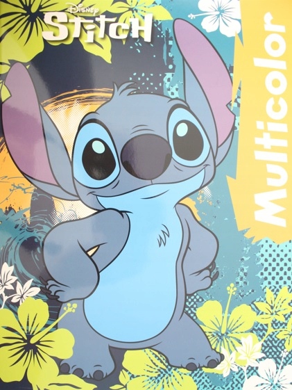 Kolorowanka A4 Disney 17 obrazków Stitch
