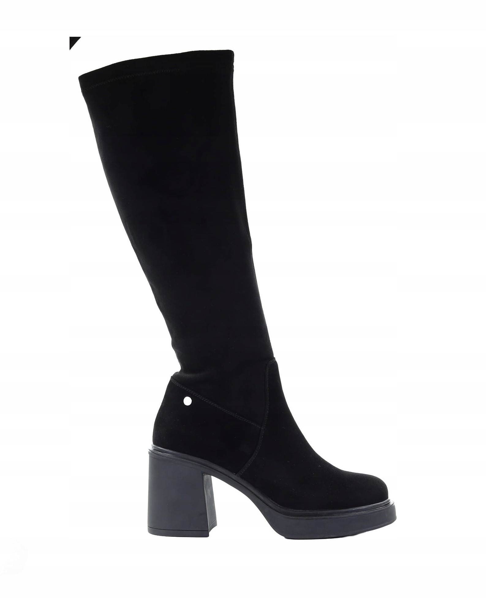 Dámské elastické kozačky na silné podrážce černé Goe SS2N4401 r37