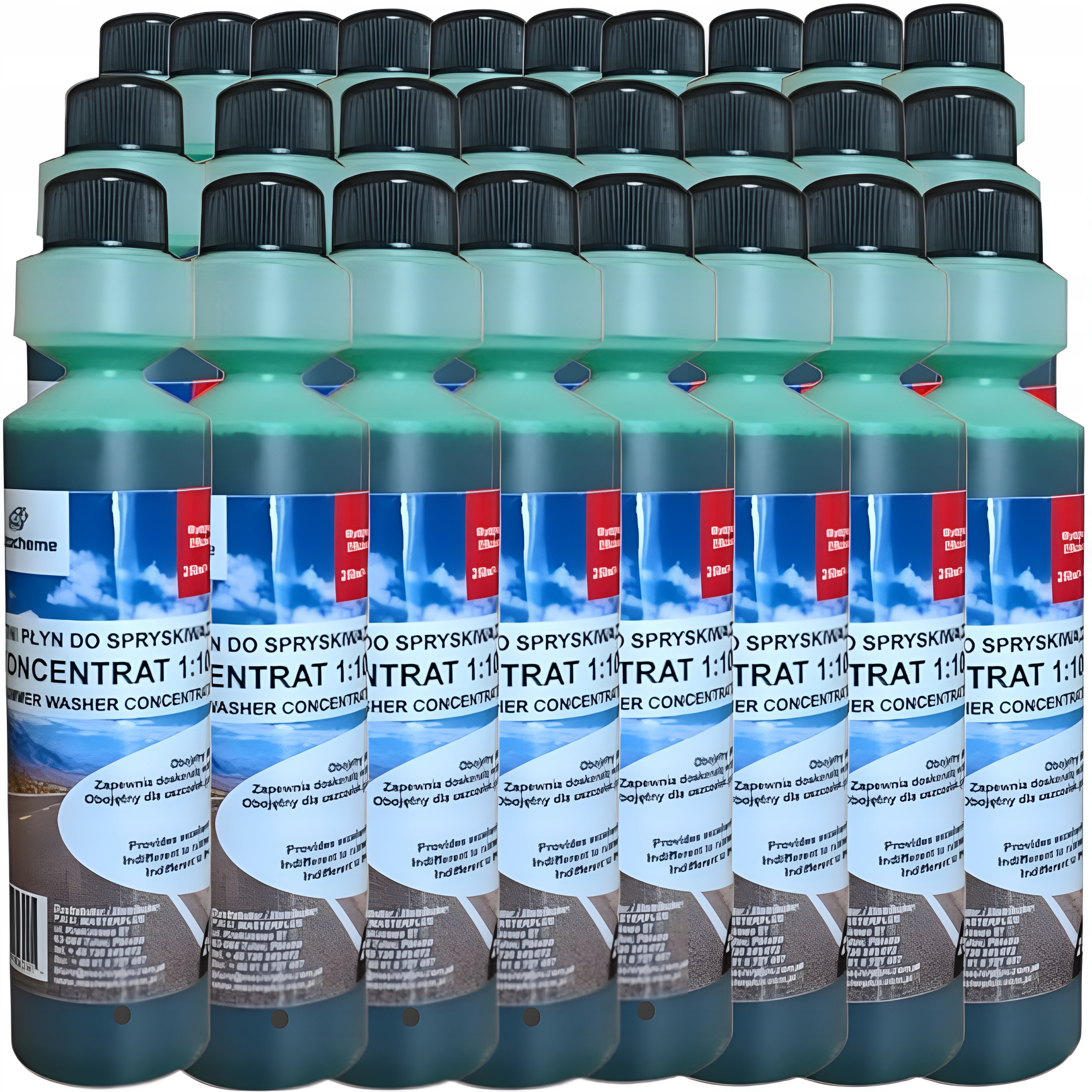 KONCENTRAT LETNIEGO PŁYNU DO SPRYSKIWACZY 30x250ml