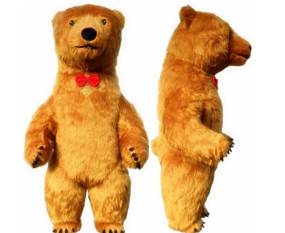 DUŻY MIŚ DMUCHANY KOSTIUM 2.5M NA WESELA IMPREZY