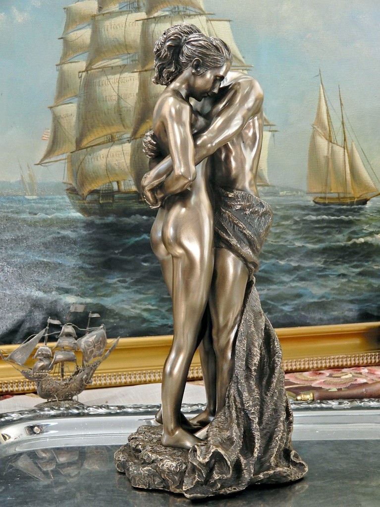 ZAKOCHANA PARA PIĘKNY AKT PREZENT DLA NOWOŻEŃCÓW v Wysokość produktu 27.5 cm