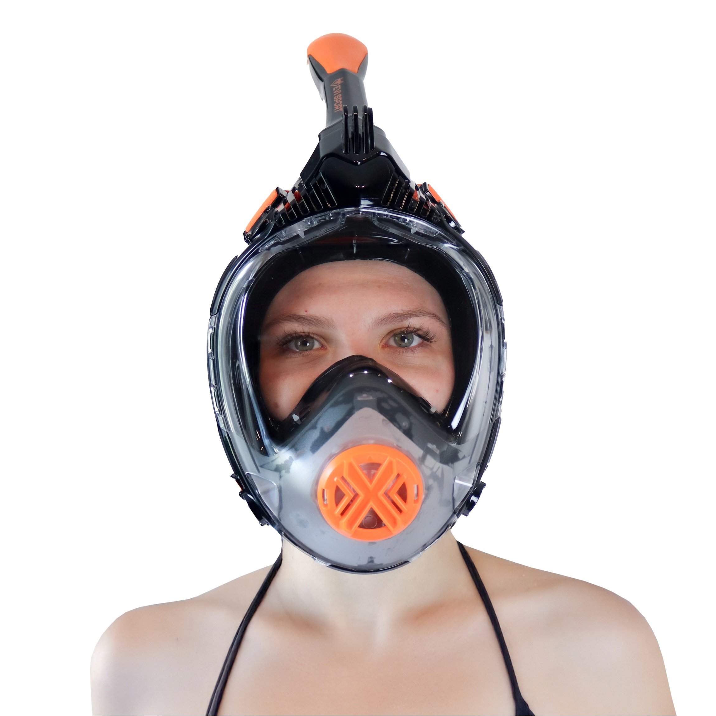 MASKA DO NURKOWANIA SNORKELINGU PEŁNOTWARZOWA DO WODY NIE PARUJE PRO L/XL Model OceanView Elite