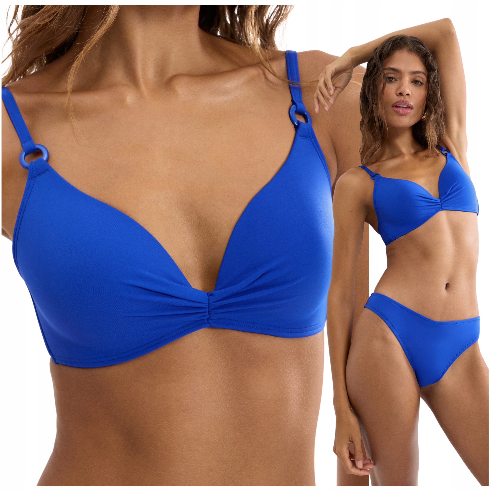 Plavková podprsenka bez kostic Triumph SummerMix&Match P sd kobaltová 40E