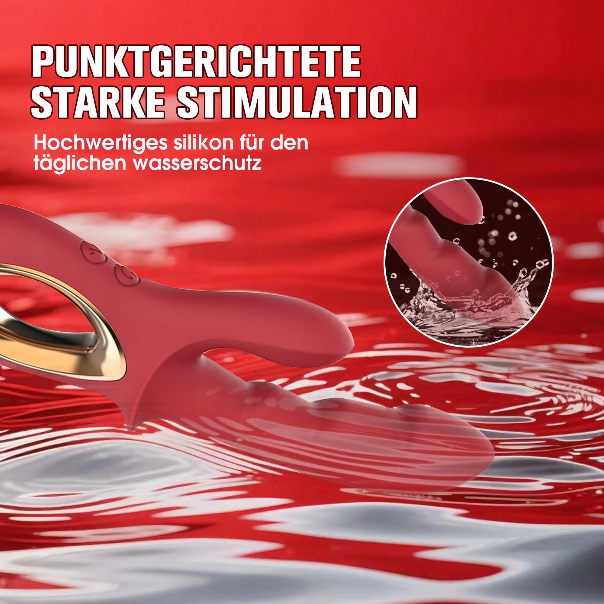QGLUST Wibrator Dla Kobiet Z 12 Trybami Wibracji Stymulacja Punktu G — miniatura 5