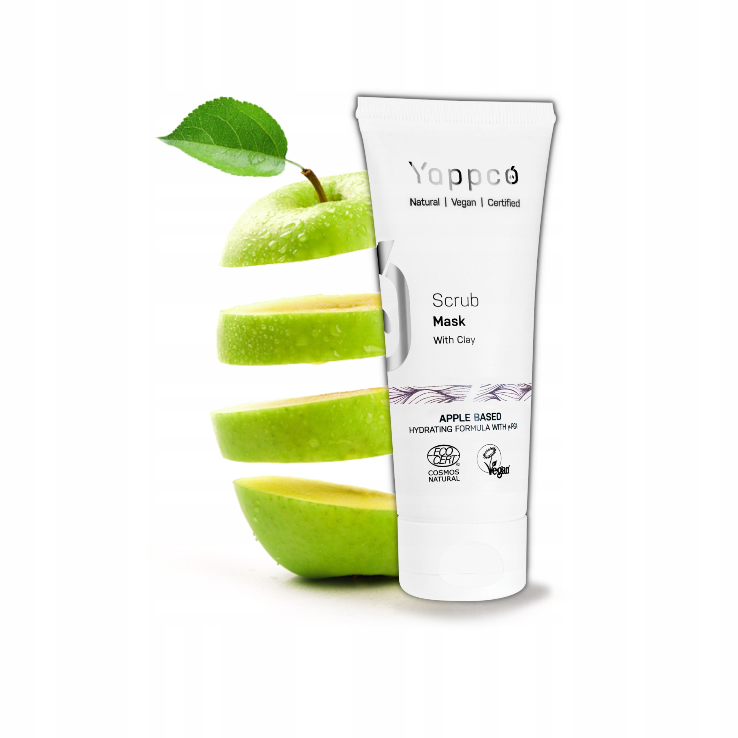 REWITALIZUJĄCY PEELING DO TWARZY Z GLINKĄ I PESTKAMI MORELI 75 ML YAPPCO Marka inna marka