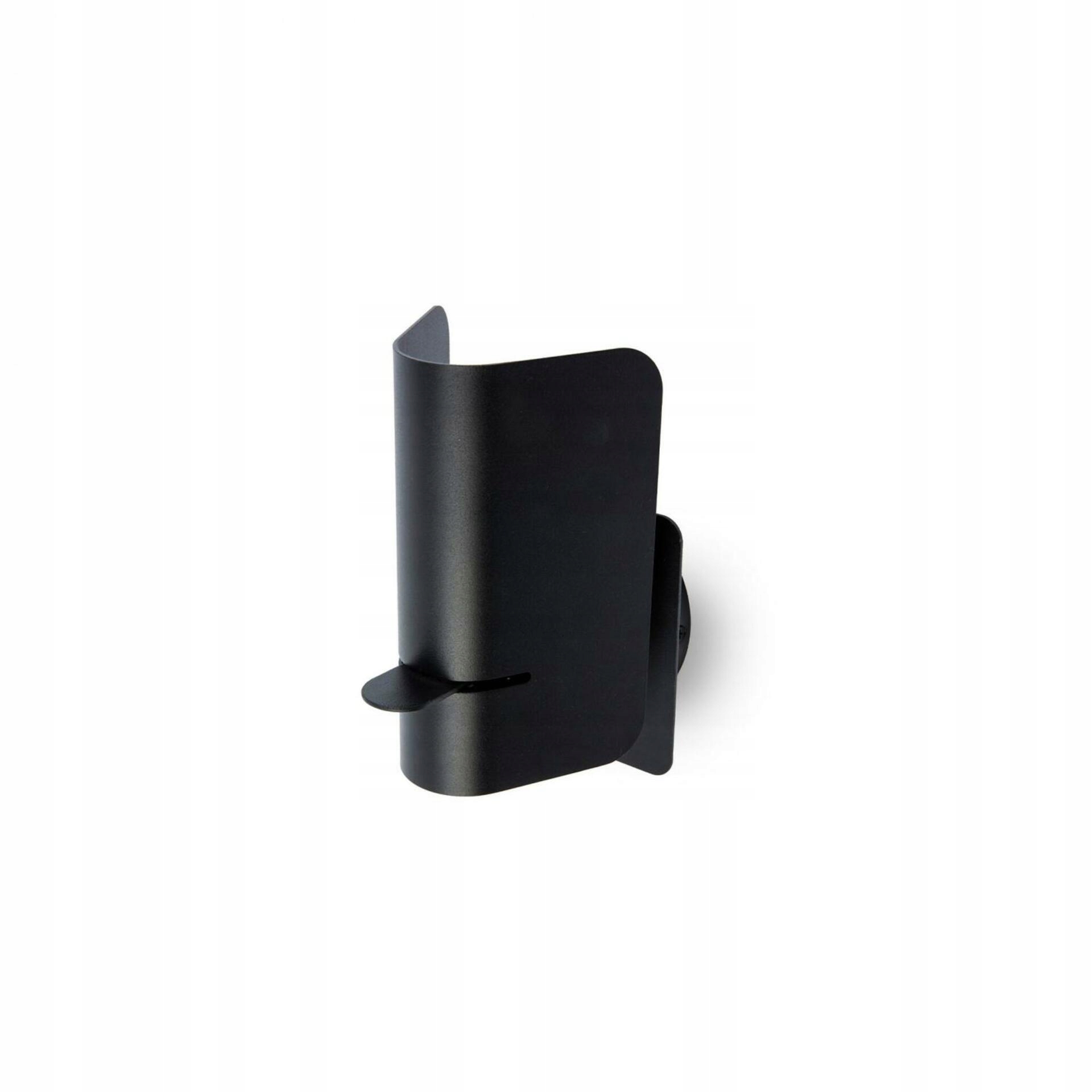 Faro Smile nástenná lampa čierna, minimalistická, E27, oceľ IP20