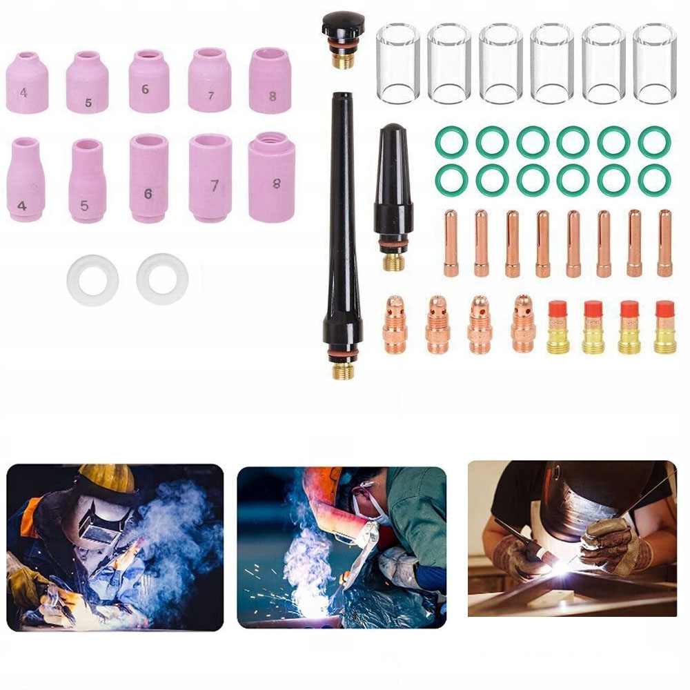 Zestaw 49szt Tig akcesorii spawanie WP17 WP18 WP26