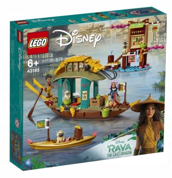 LEGO Disney Raya 43185 Łódź Bouna Boun's Boat Nowe