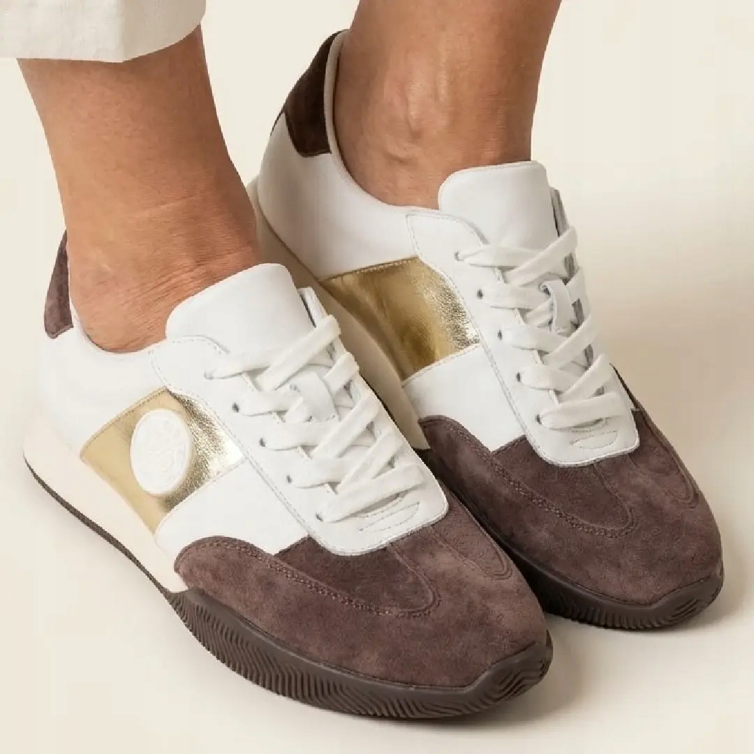 Dámské tenisky Artiker 58C1116 bílo-hnědé 39, Bílá