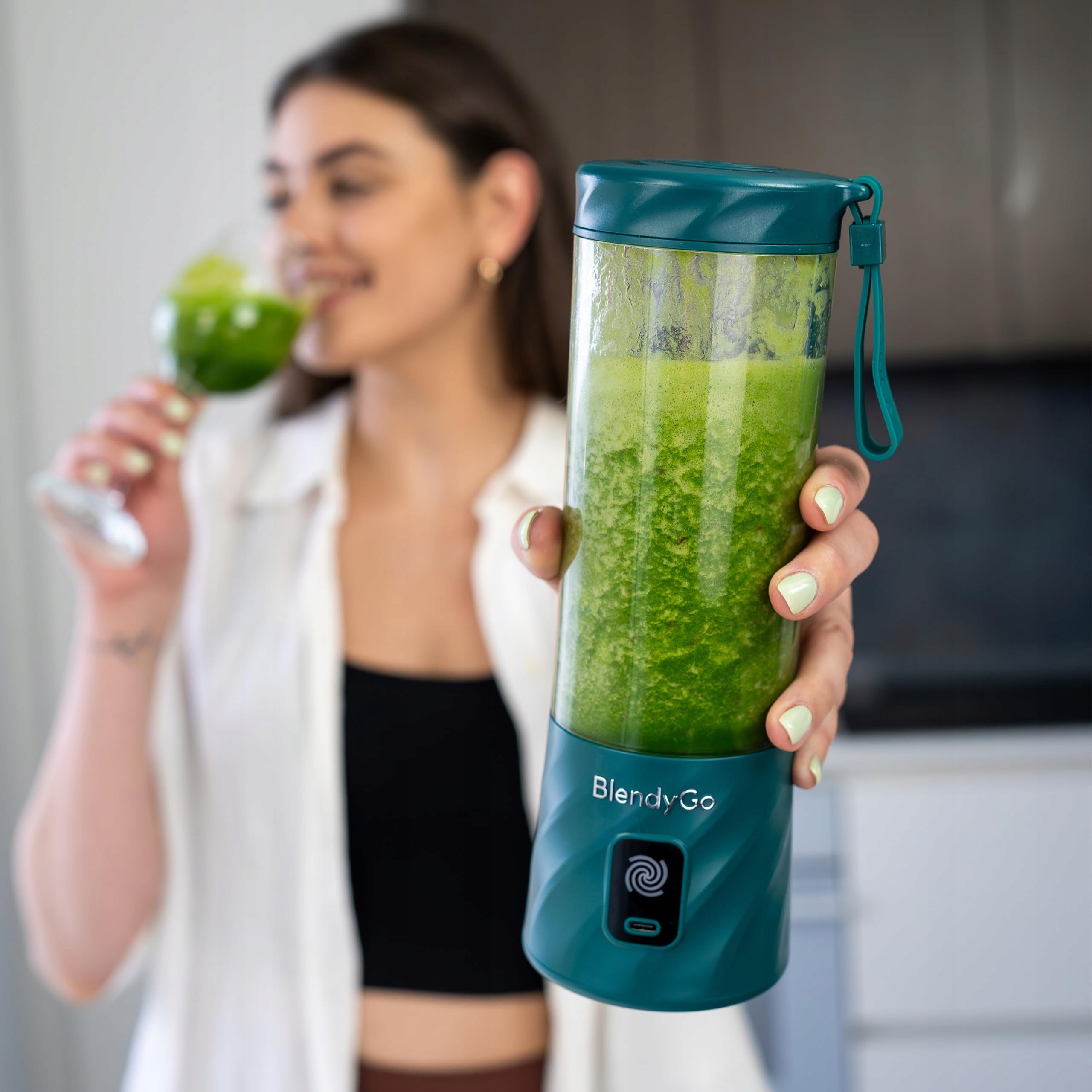 BLENDYGO 3 Blender Do Smoothie Mini Przenośny USB 550ml BPA Free — miniatura 9