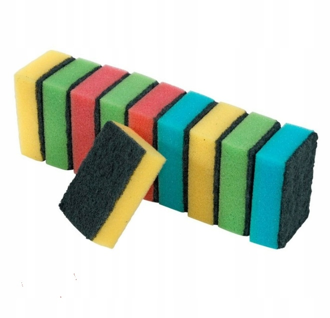 

Zmywak Kuchenny Gąbka Do Mycia Naczyń 10 szt. Pl