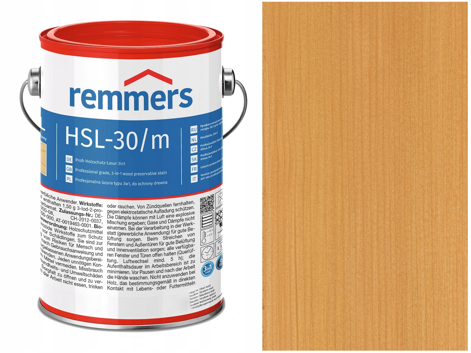 

Remmers HSL-30 Profi HK-Lasur Dąb Jasny 2,5L