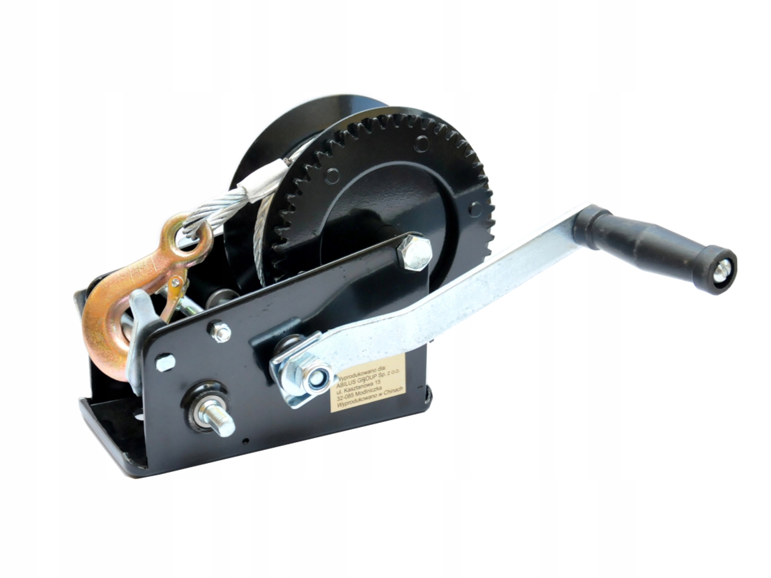 Кривошипная лебедка DRAGON WINCH 1588KG 2 шестерни