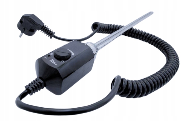 

Grzałka Elektryczna Do Grzejnika 600W Czarna