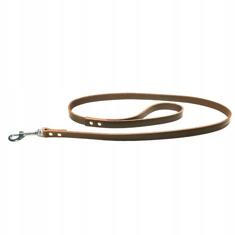 

Chaba Smycz skórzana 10 mm / 120 cm brązowa
