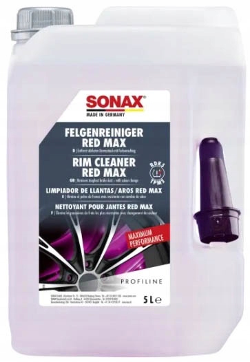 SONAX PROFILINE RED MAX DO MYCIA FELG - 5L