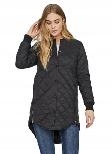 Vero Moda Dámská Černá Prošívaná Bunda S , Velikost 7AA