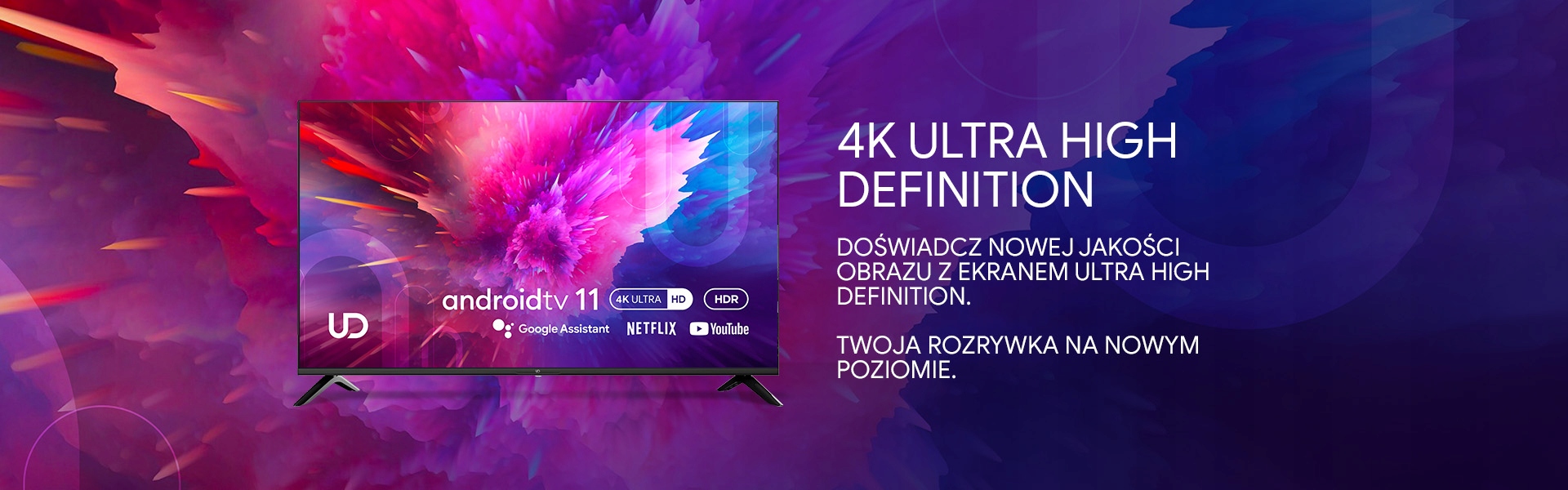 TELEWIZOR UD 55 CALI LED 4K UHD ANDROID SMART TV DVB T T2 HEVC CIENKI Typ telewizora LED