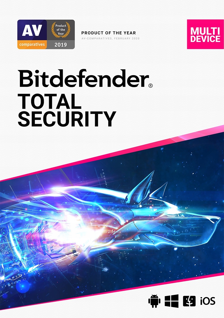 Bitdefender Total Security 10PC / 3Lata KONT - 2026