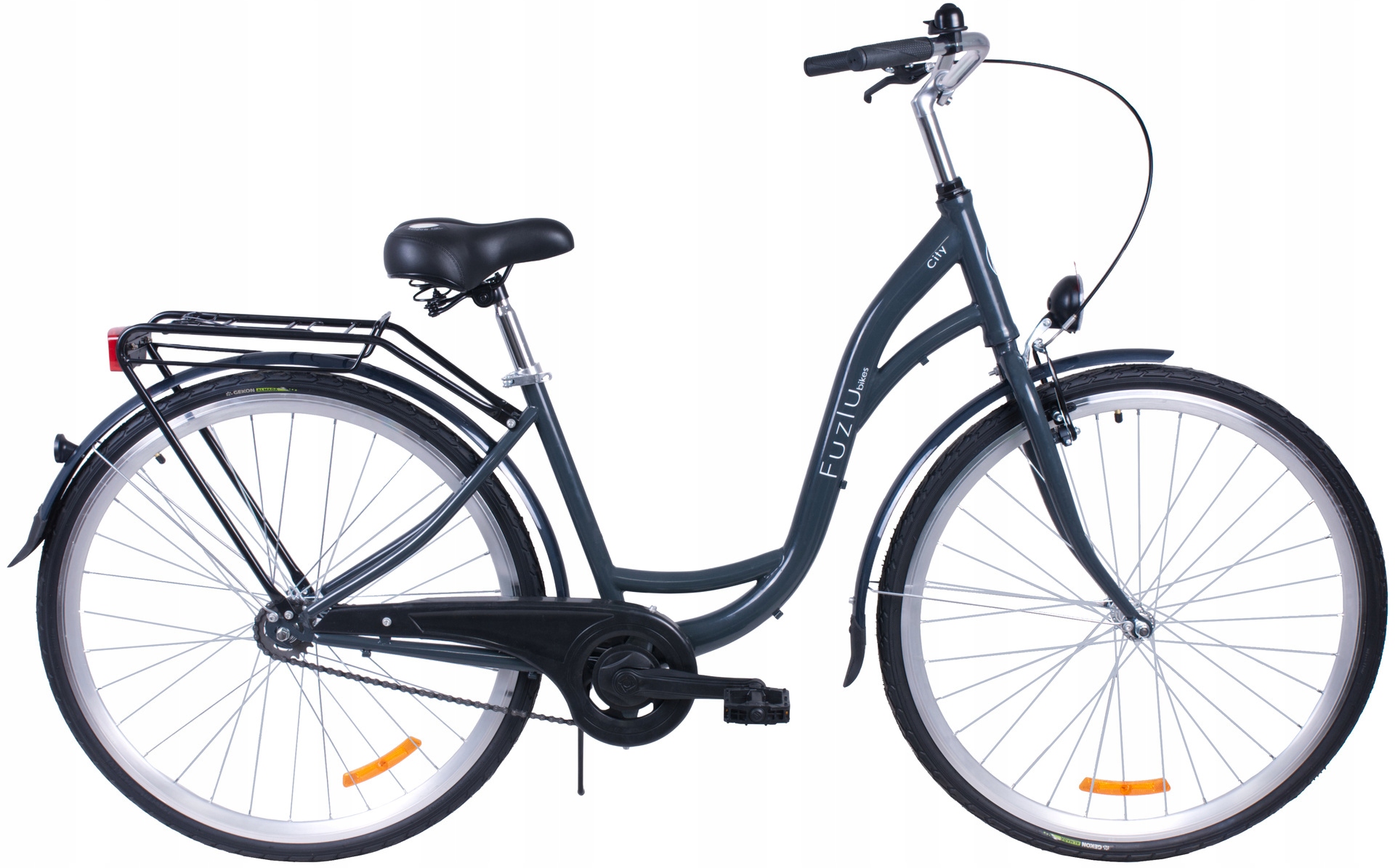 Rower miejski 28 Fuzlu City S1 grafitowy