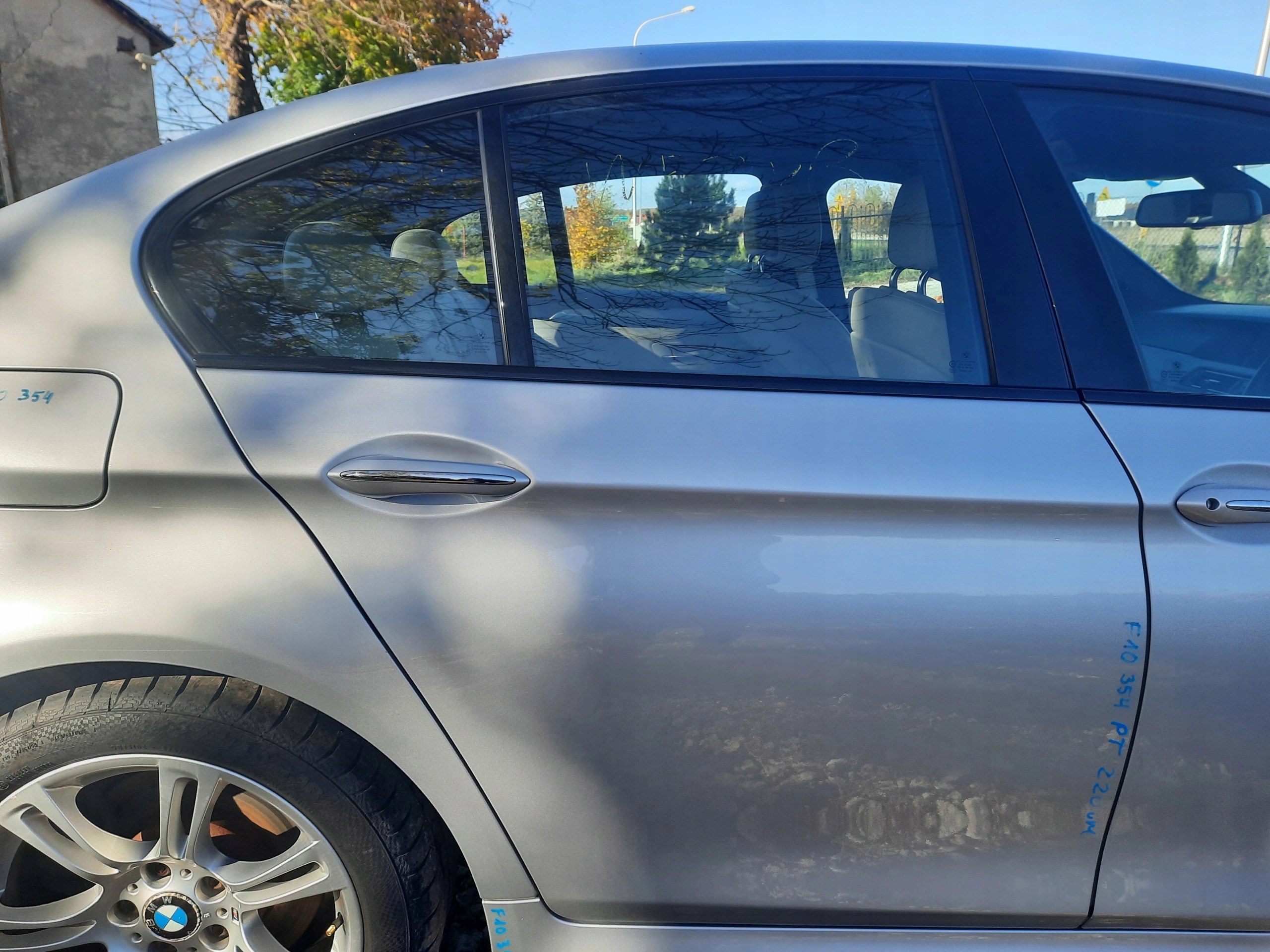 BMW 5 F10 Tür Hinten Rechts Door Porta Porte - Thumbnail 1