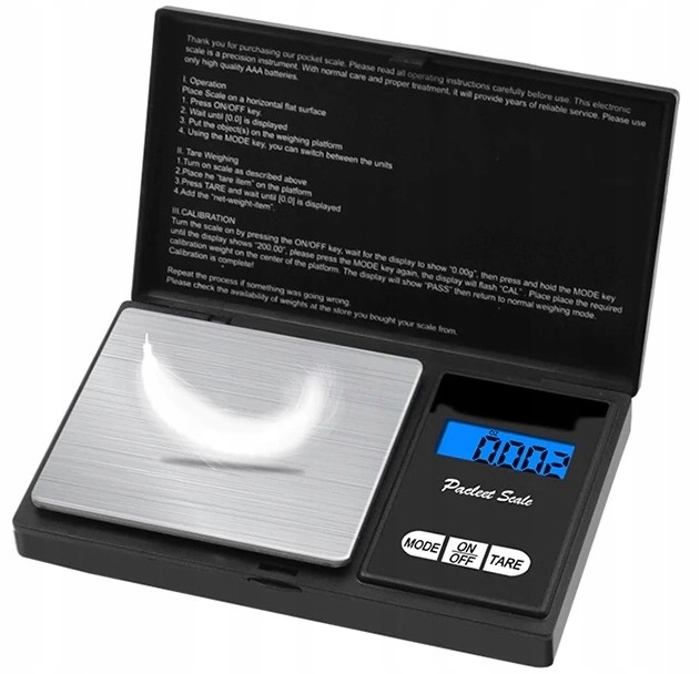 

Profesjonalna Mini Waga Jubilerska 200g/0,01g LCD