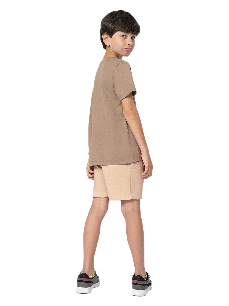 SPODENKI DRESOWE CHŁOPIĘCE 4F DZIECIĘCE JUNIOR Kolor beżowy