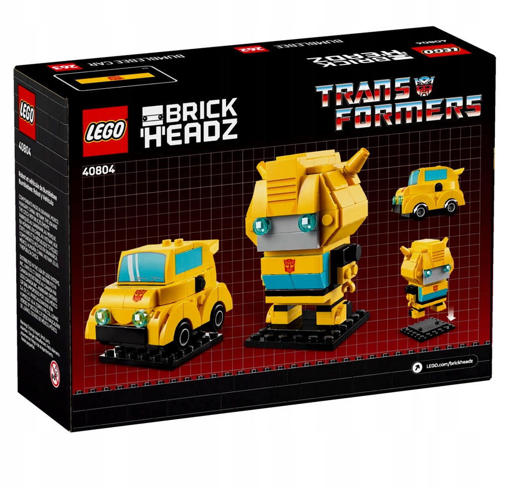 Lego BrickHeadz 40804 Robot a vozidlo Bumblebee