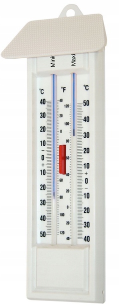 TERMOMETR MINIMUM-MAXIMUM BEZ RTĘCI KERBL