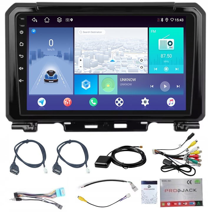 Rádio Navigácia Android Carplay Suzuki Jimmy 2018-2020 4GB 64GB Sim