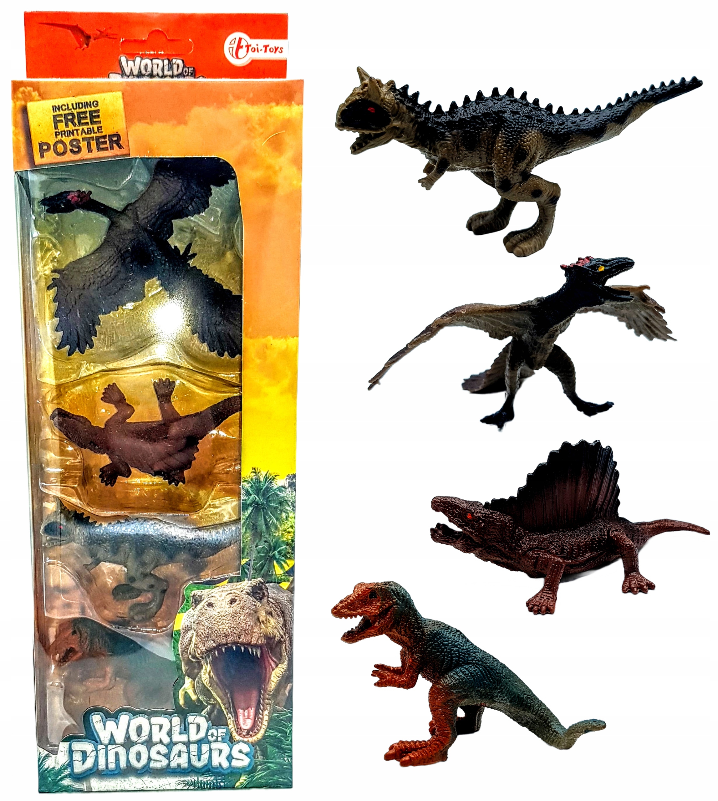 

Figurki Dinozaurów Jurassic World Duży Zestaw Trex