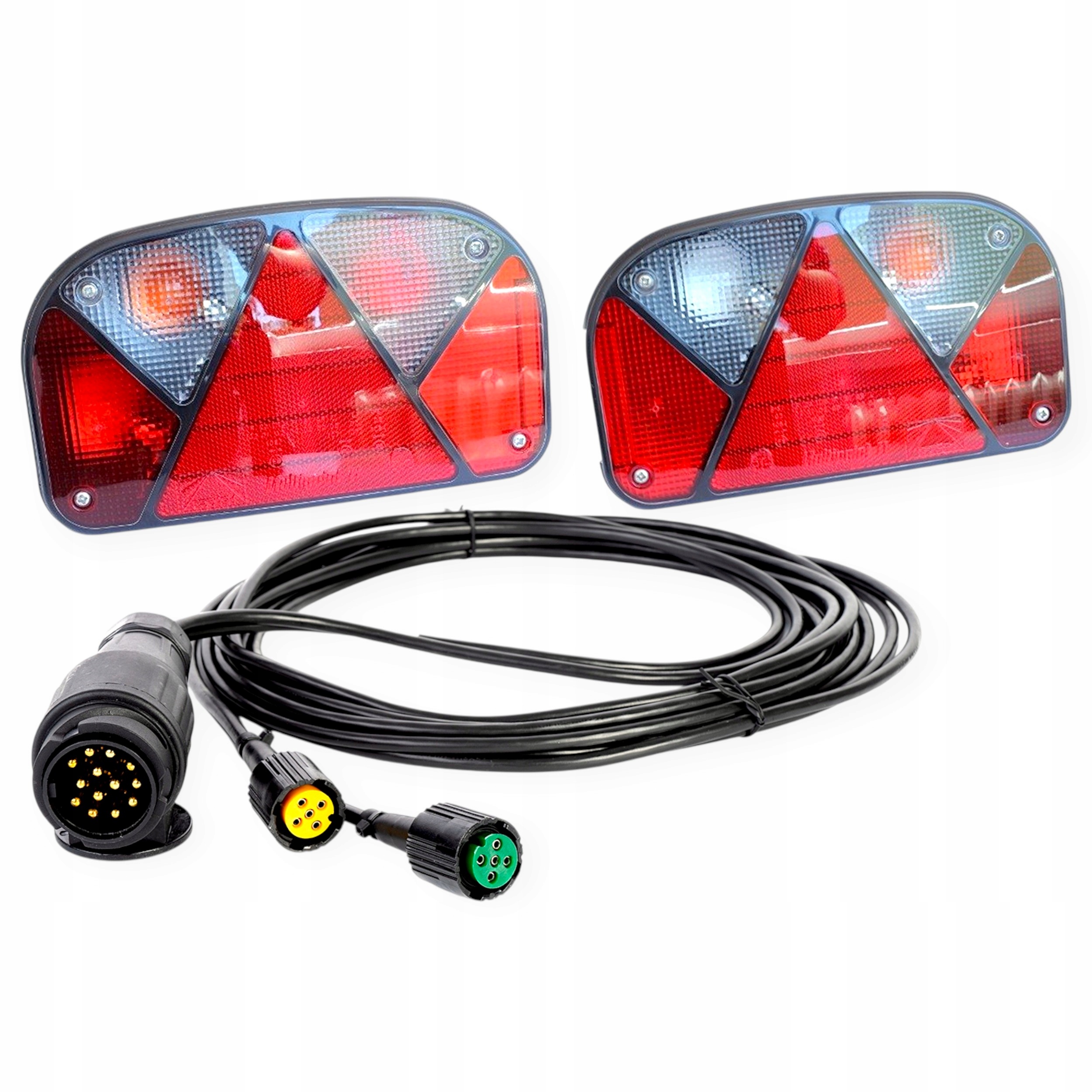 Zadní světla Aspock pro přívěs, sada světel kabeláž 5m, 13-PIN