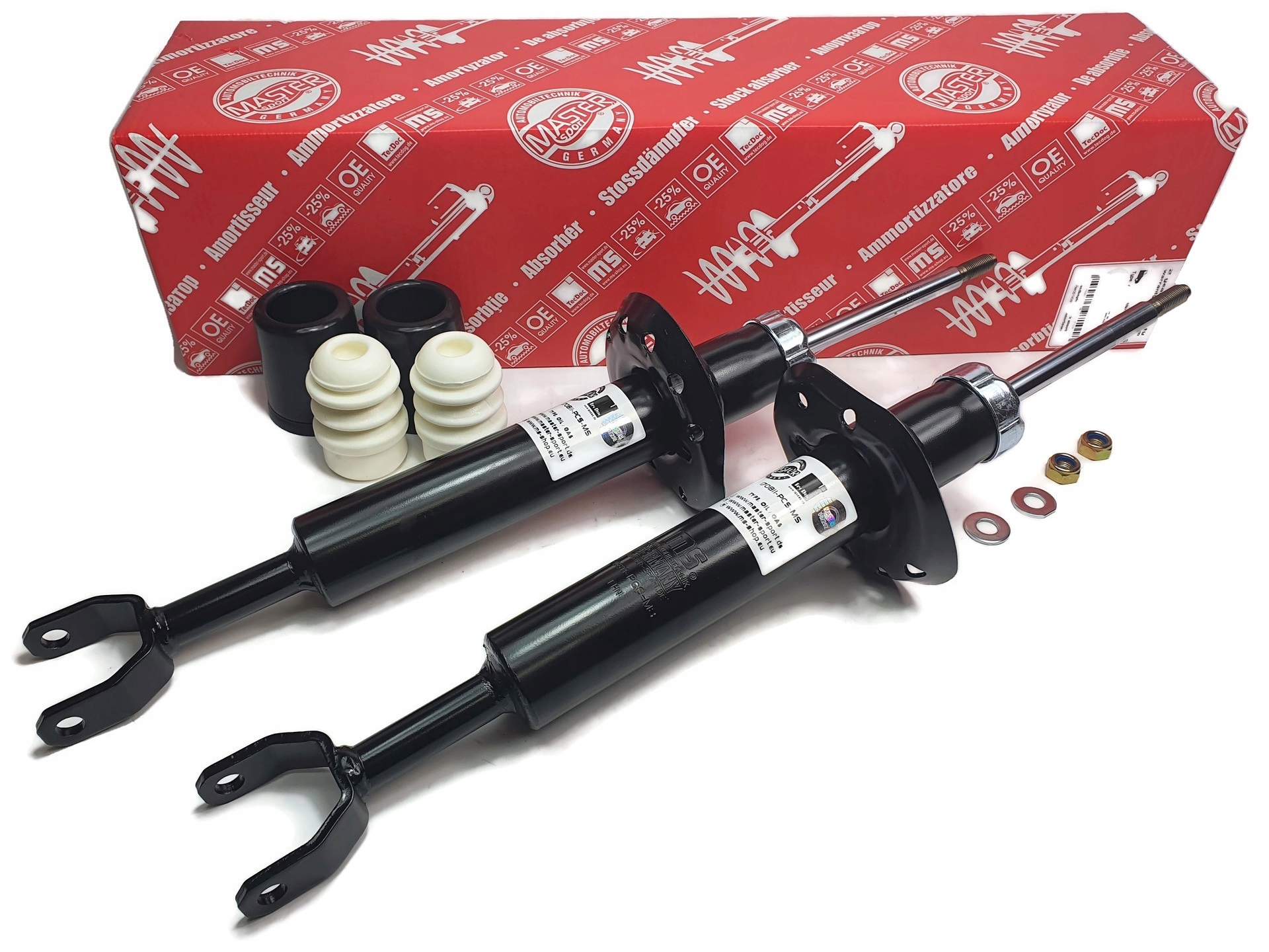 AMORTYZATORY PRZÓD VW PASSAT B5 FL + OSŁONY ODBOJE