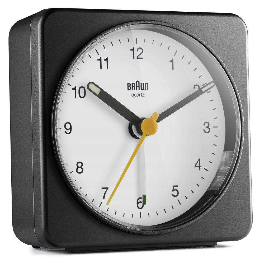 

Klasyczny Budzik Braun BC03BW Alarm Drzemka Podśw