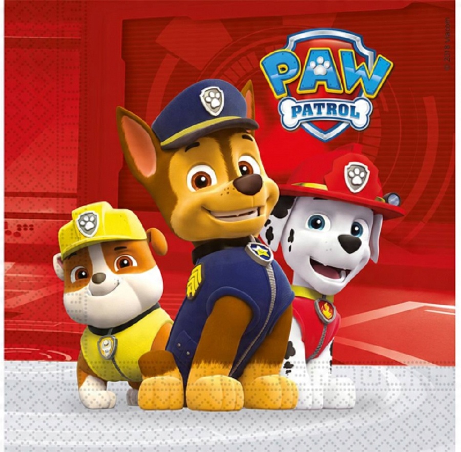 

Serwetki papierowe Paw Patrol 33 x 33 cm, 20 szt.